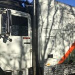 aluminium kisten op een magirus deutz.
